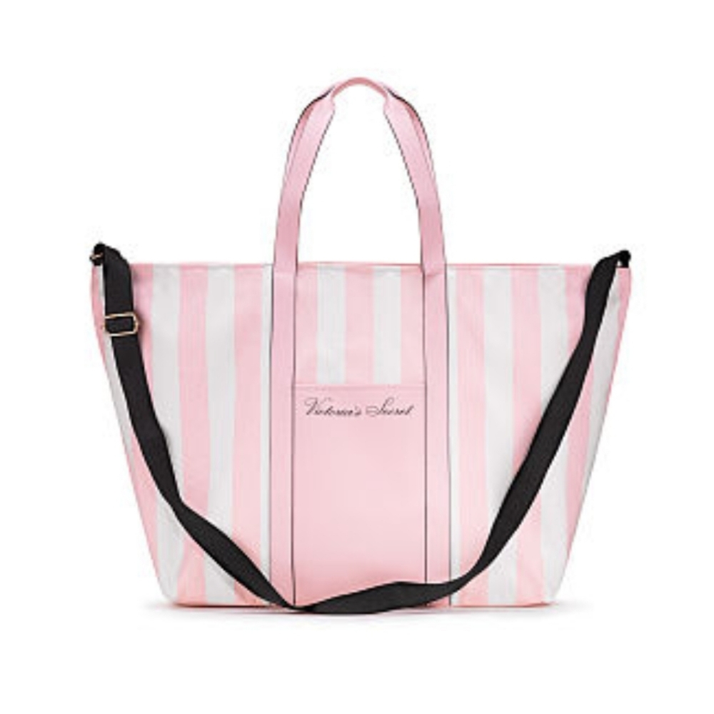 NWT Stripe Weekender Tote by Victoria's Secret